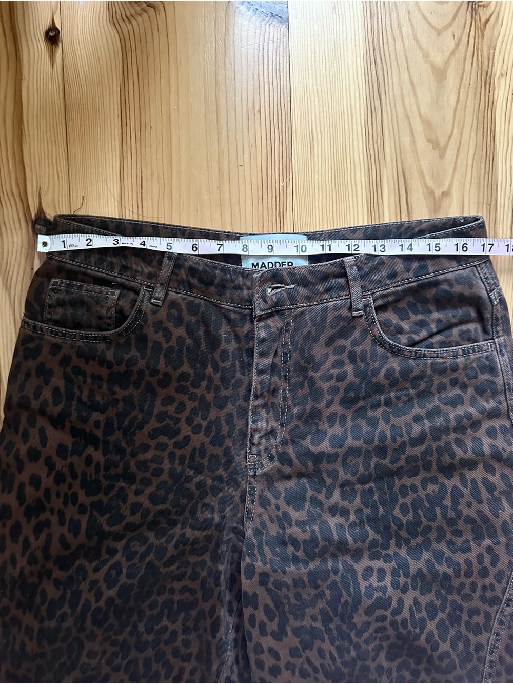 Damson Madder Dion Jean Dark Leopard UK14/US12 - Picture 3 of 5